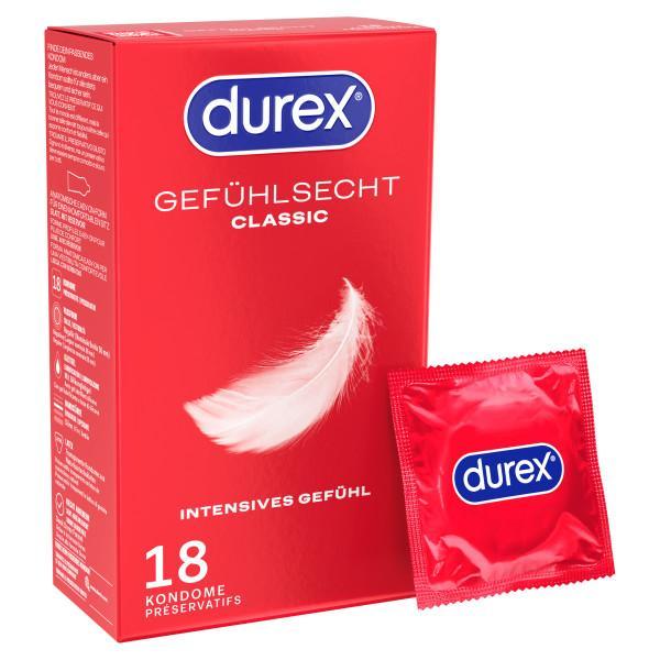 Durex Gefühlsecht Classic - Menge: 18 Stück